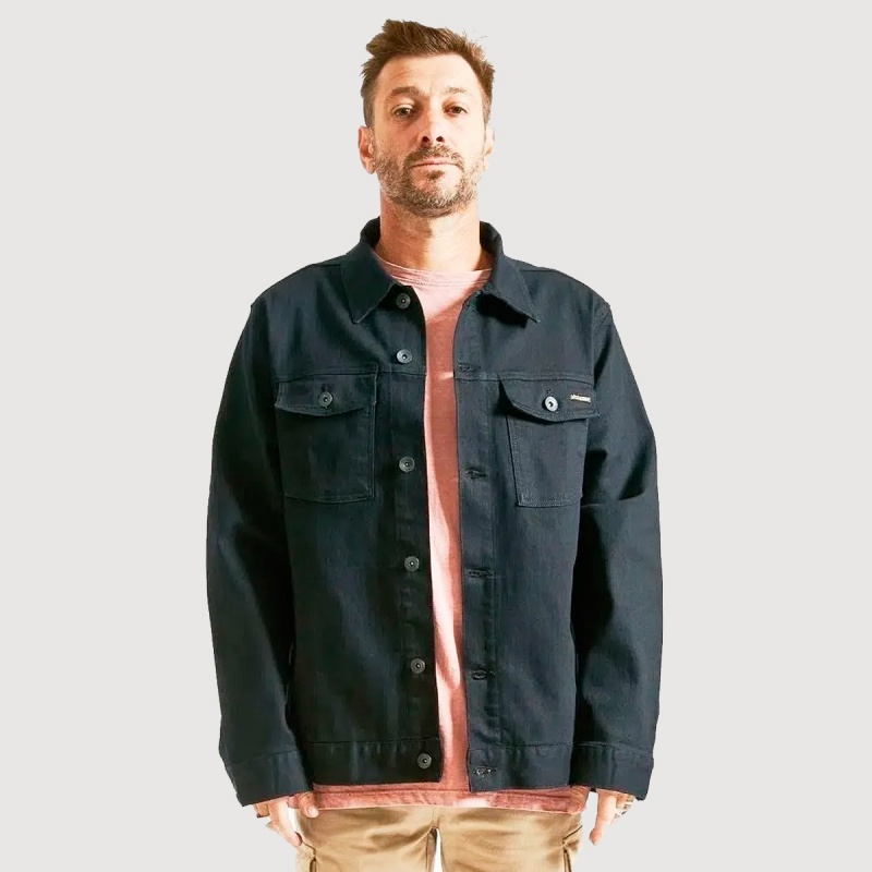 Jaqueta Jeans Volcom Stereo Stone Preto